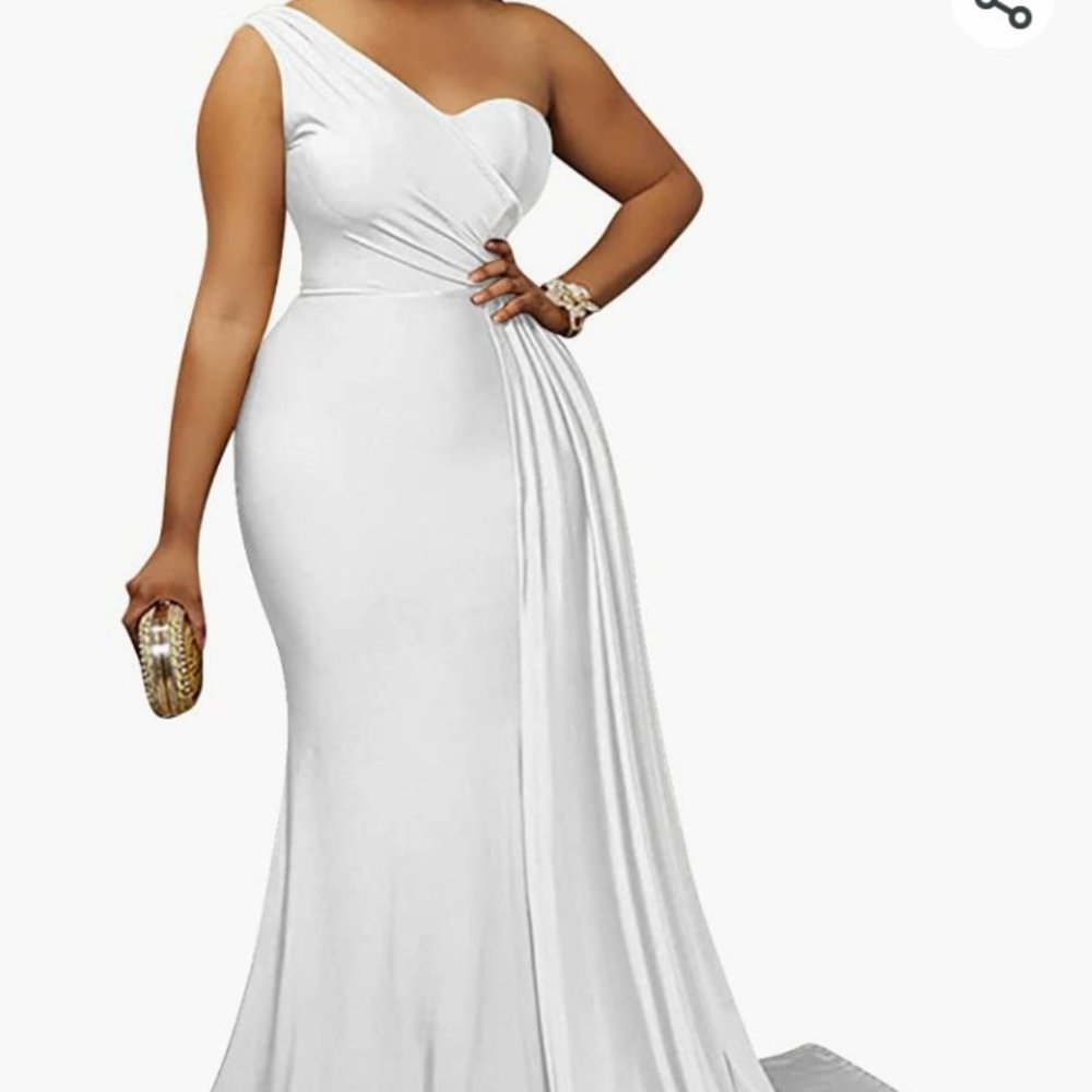 White Dress/ Maxi Dress/ Evening Dress/Formal Dress